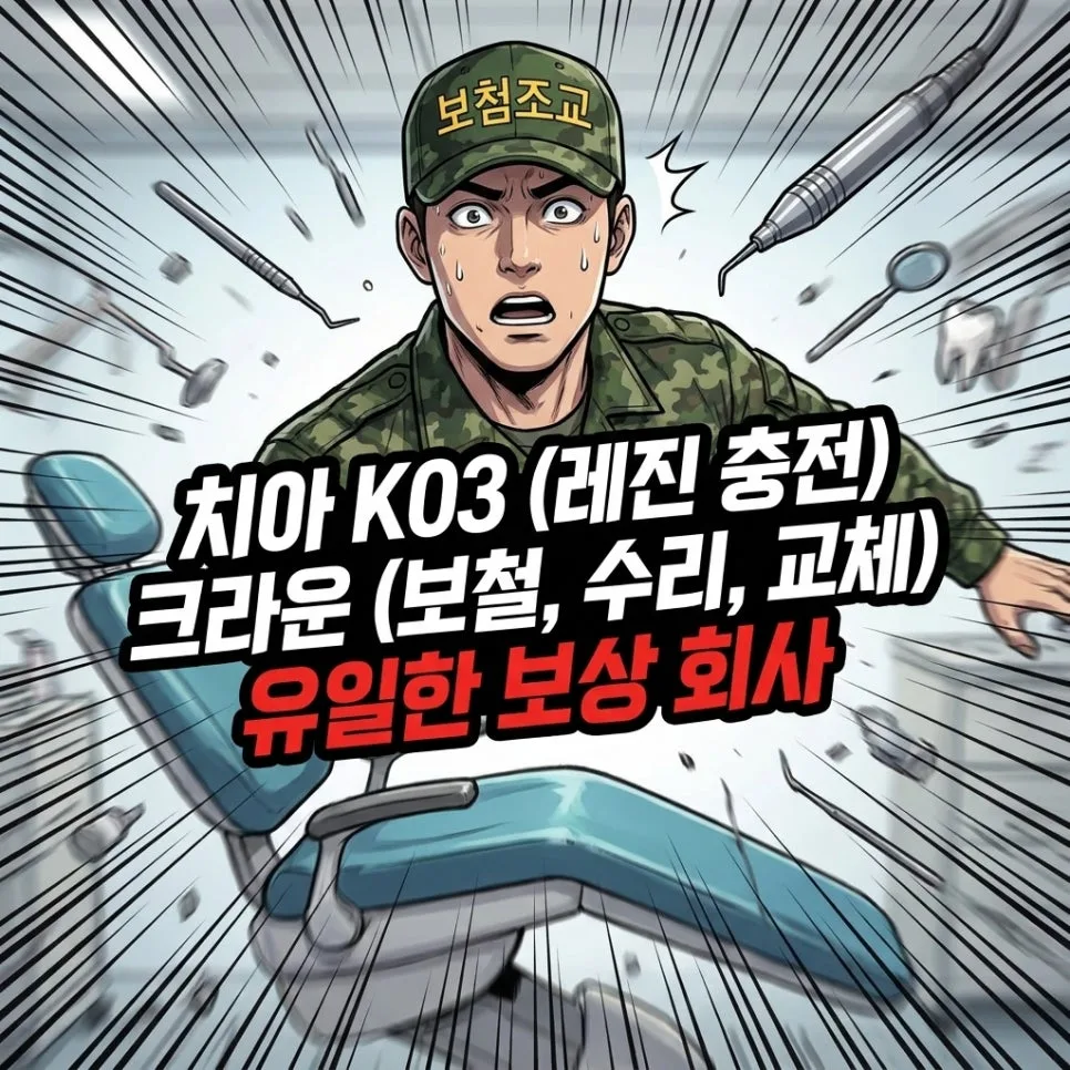치아보험 K03 레진 충치 크라운 치료 보상 완벽 정리 (2026년) — 비즈니스·경제 — insurance920