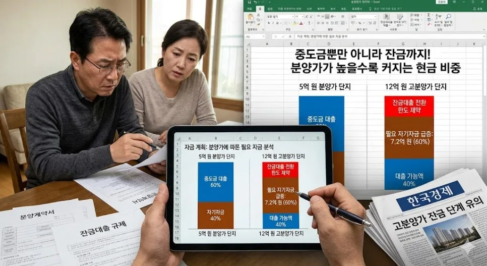 2026년 청약시장, 중도금 대출 규제 영향과 자금 계획 A to Z 2