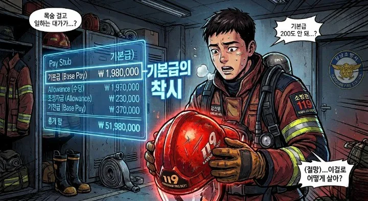 2026년 소방공무원 실수령액: 월 250만원의 진실은? (팩트체크) 2