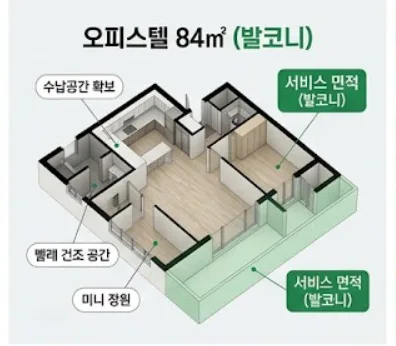 2026년 오피스텔 발코니 전면 허용, '아파텔' 시대 열리나? 2