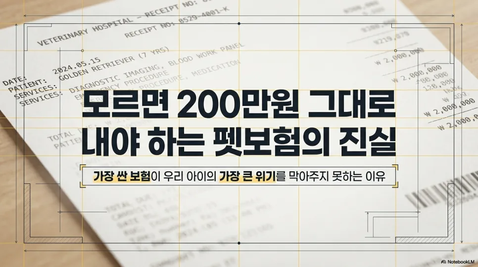 KB 펫보험, 2026년 고액 치료비 부담 줄이는 설계법 2