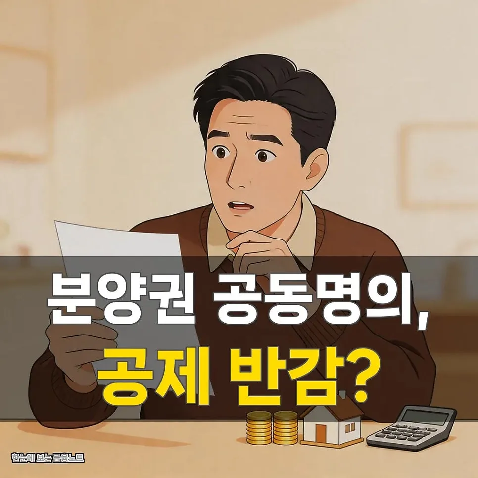 분양권 공동명의 연말정산 공제 2026: 절세 팁 총정리