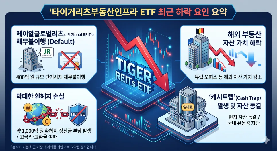 TIGER 리츠 ETF 폭락 원인 2026: 제이알글로벌리츠 사태 분석