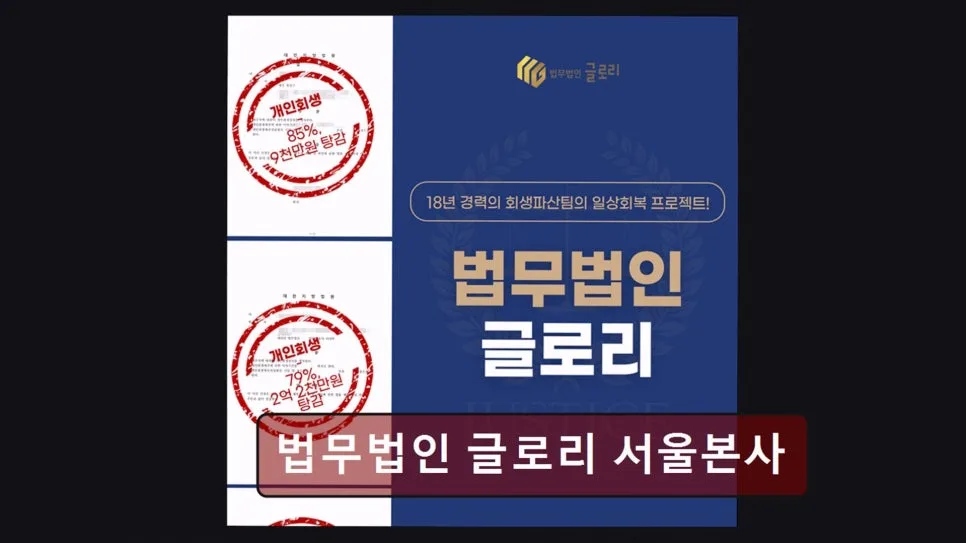 개인회생 기간 단축 방법 2026: 법무법인 글로리 실제 후기 분석 2