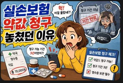 실손보험 약값 청구, 놓친 100만원 찾는 법 2026
