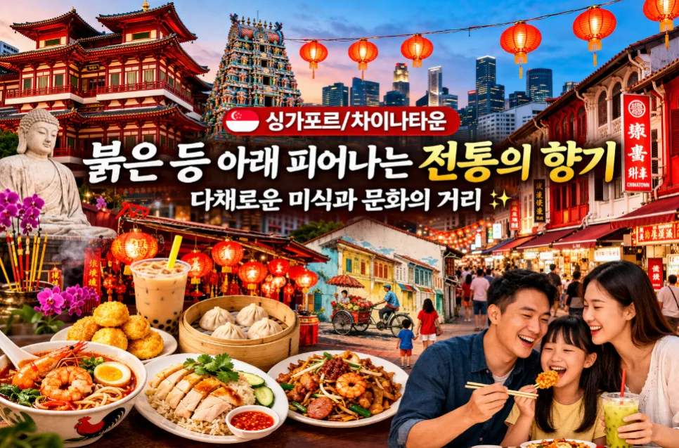싱가포르 차이나타운 핵심 코스 5곳 2026년 완벽 가이드 — 세계여행 — i0865