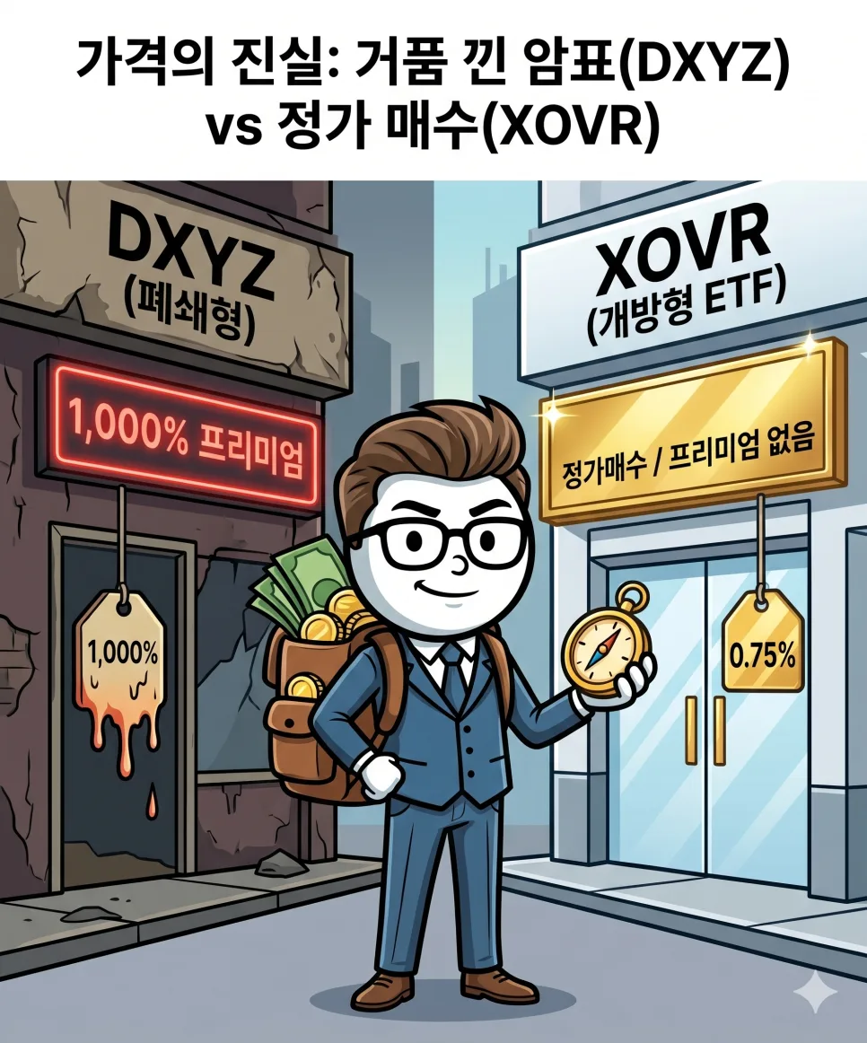 XOVR ETF: 스페이스X 정가 투자, DXYZ 거품 피하는 법 2026 2