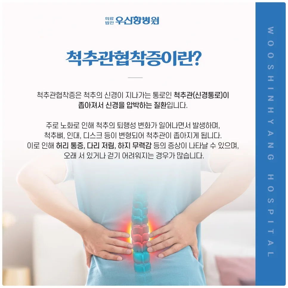 신경관 척추관협착증 수술 회복기간 2026년 최신 정보 총정리 2