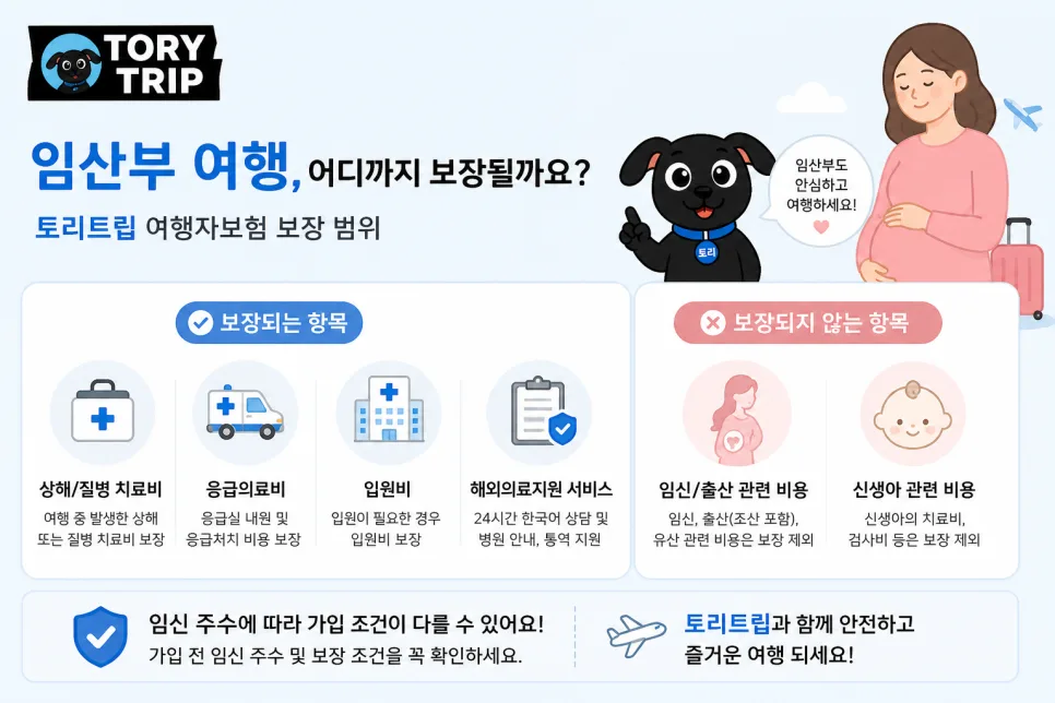 임신 중 해외여행자보험 가입 및 보장 범위 2026년 총정리 2