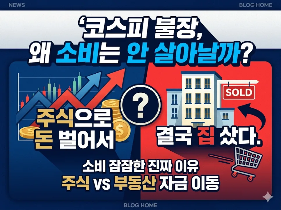 2026년 주식 수익, 소비 아닌 부동산으로? 그 이유는?