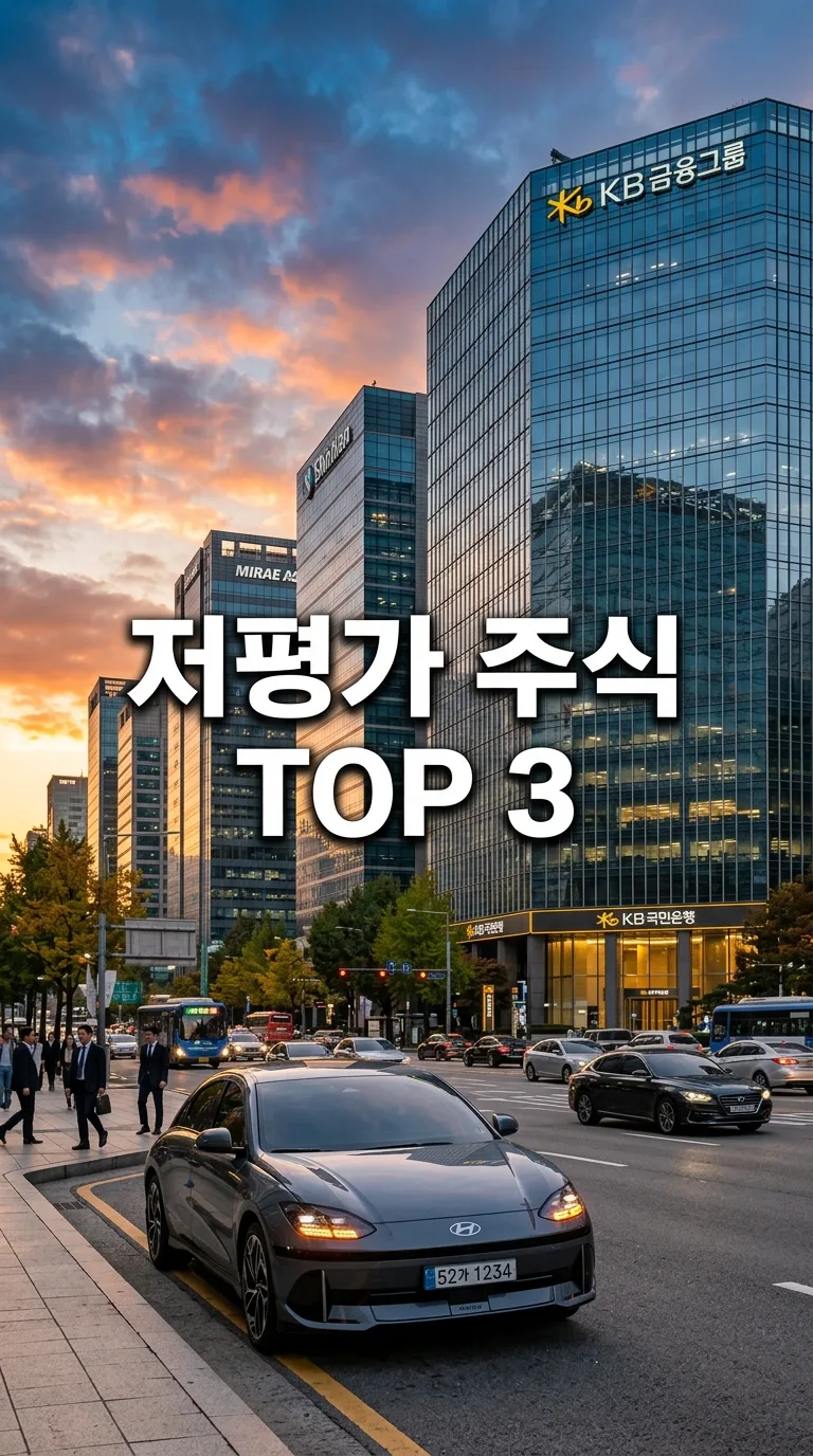 2026년 저평가 우량주 3선: PBR 1배 미만 숨은 보석 찾기 2