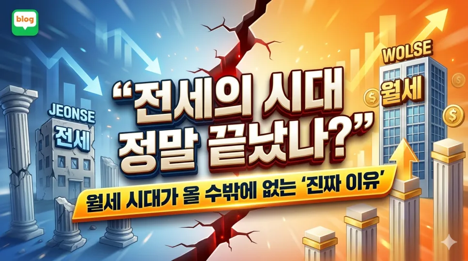 월세 전환 가속화? 2026년 부동산 시장 변화와 현실 전망