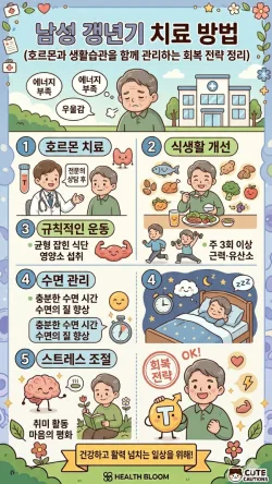 남성 갱년기 vs 단순 피로 구분법 2026: 회복 여부와 보험 적용 기준 2