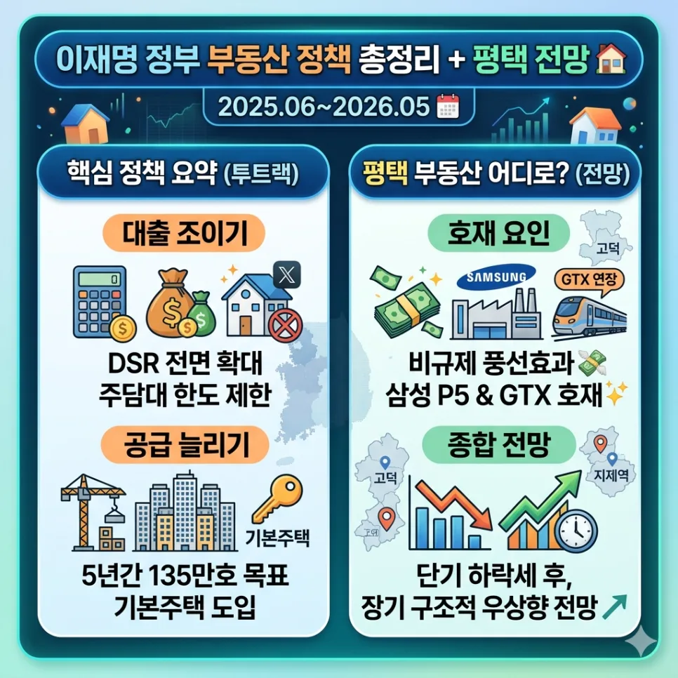 이재명 정부 부동산 정책 2026년 전망: 평택은 어디로? 2