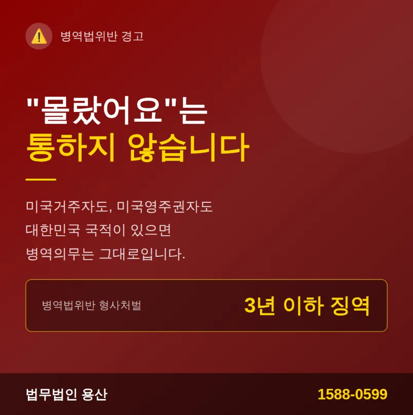 미국 영주권자 병역 의무 2026년 총정리: 위반 시 처벌과 합법적 체류 방법 2