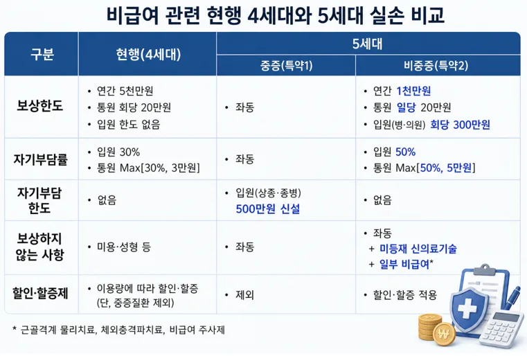5세대 실손보험, 나에게 유리할까? 2026년 개편 핵심 분석