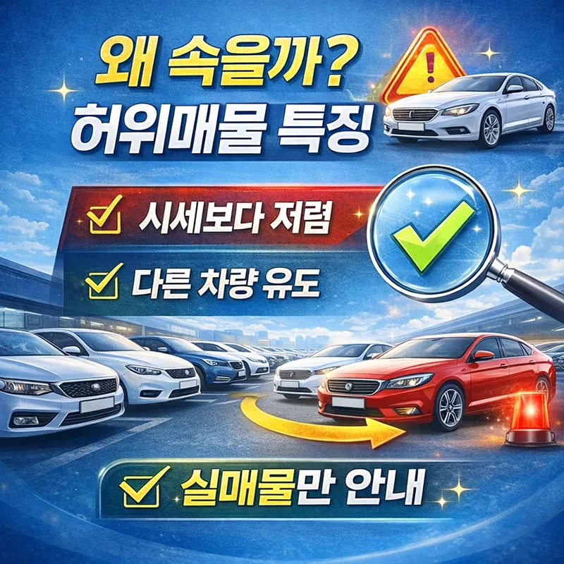 부천 중고차 허위매물 구별법: 실제 거래 후기 2026 2