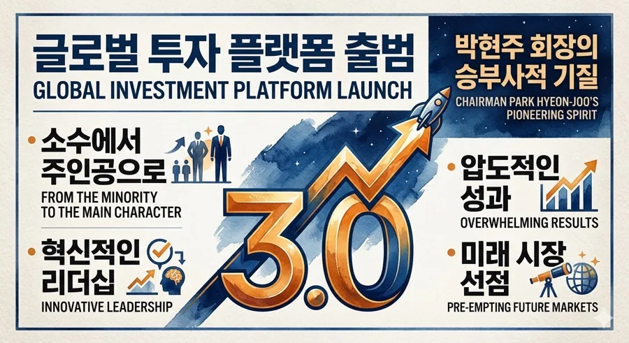 박현주 회장 '미래에셋 3.0' 2026년 전략: 스페이스X 투자 2조 비결은?