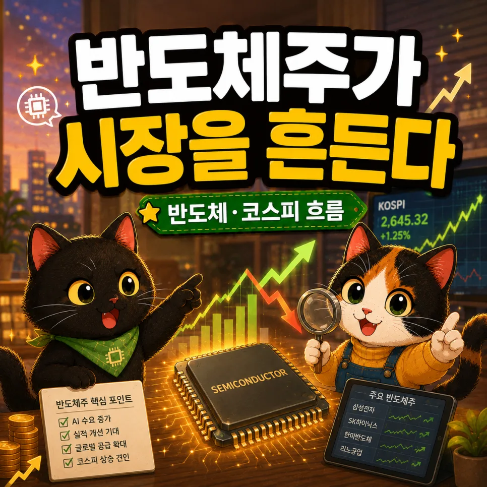 반도체 주식, 시장 흐름 좌우하는 이유 2026년 총정리