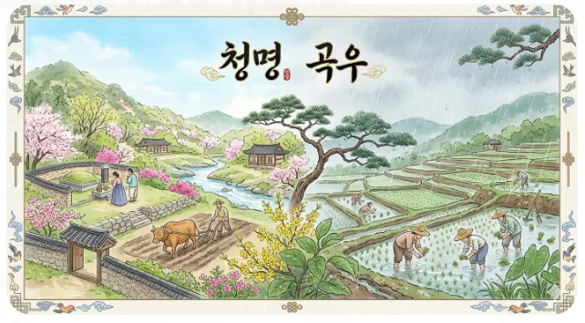 2026년 청명 곡우 뜻과 날짜, 봄 절기 흐름 완벽 정리 — 일상·에세이 — by 윰키킥