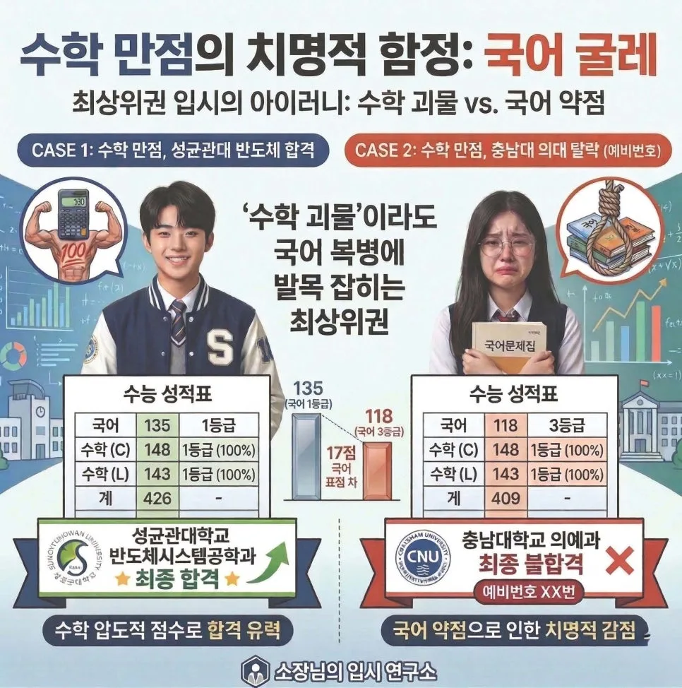 2026 정시 의대 vs 계약학과 합격 전략: 국어 수학 밸런스 분석 — 교육·학문 — eunjung145