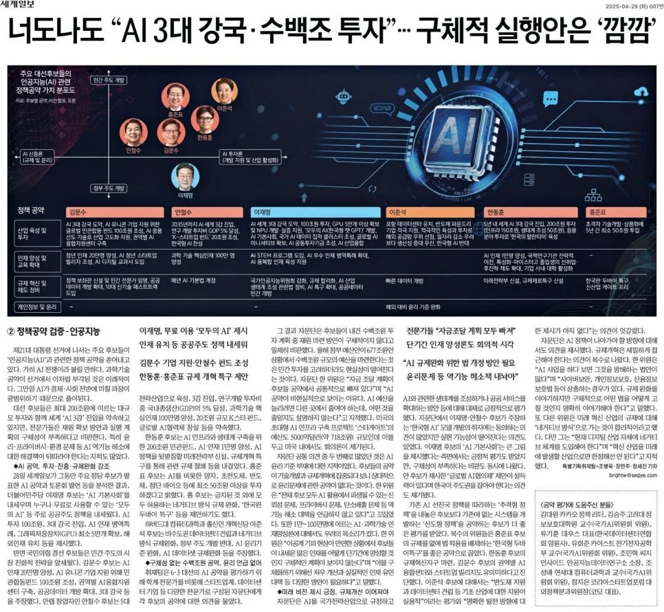 2026 대선 AI 공약, 전문가가 짚은 현실적 과제 3가지 3