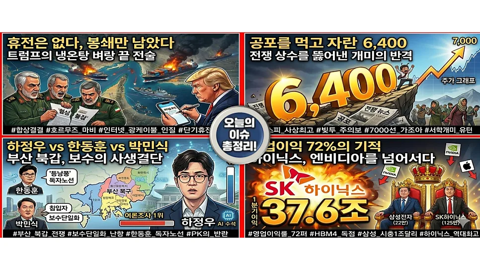 2026년 국제 정세 및 증시 전망: 이란·트럼프·코스피·하이닉스 분석 — 비즈니스·경제 — kbh1325