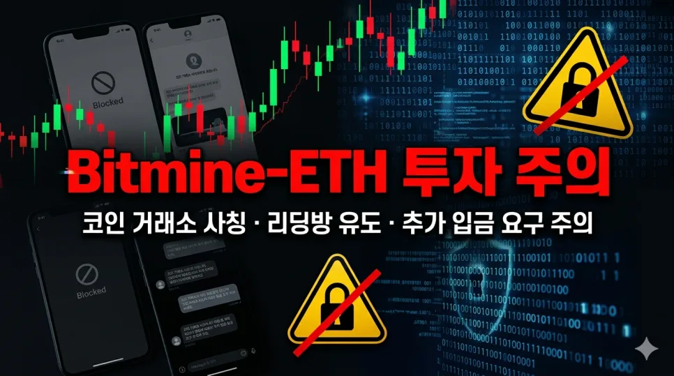Bitmine-ETH 출금 사기 2026년 최신 수법 및 예방 가이드 — 비즈니스·경제 — unlocker177