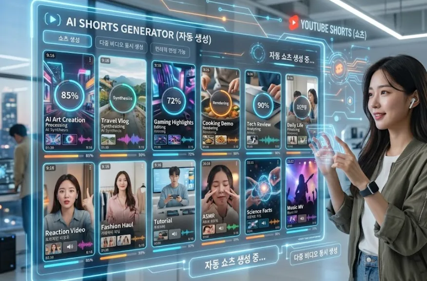 AI 유튜브 쇼츠 자동화: 무한 콘텐츠 공장 구축 2026 2
