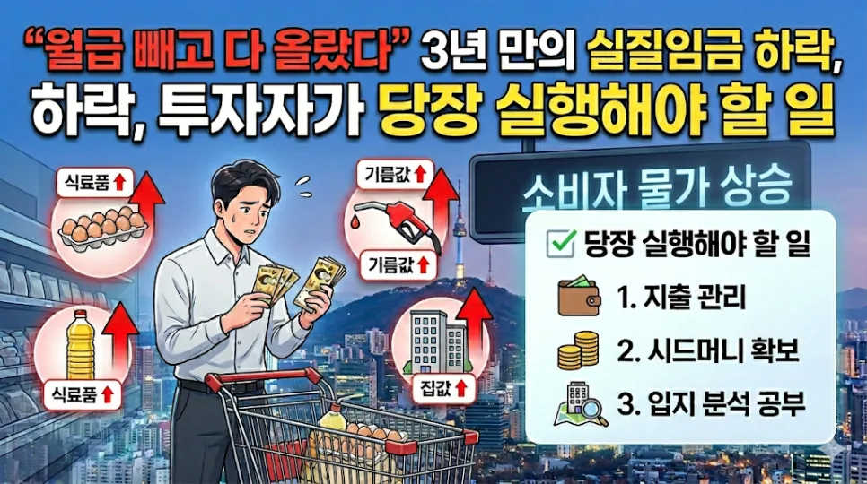 실질임금 하락 2026: 투자자가 알아야 할 물가 상승과 금리 전망