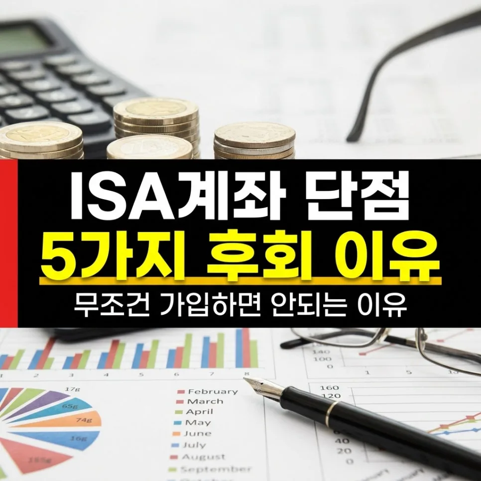 ISA 계좌 단점 2026: 가입 전 반드시 알아야 할 5가지