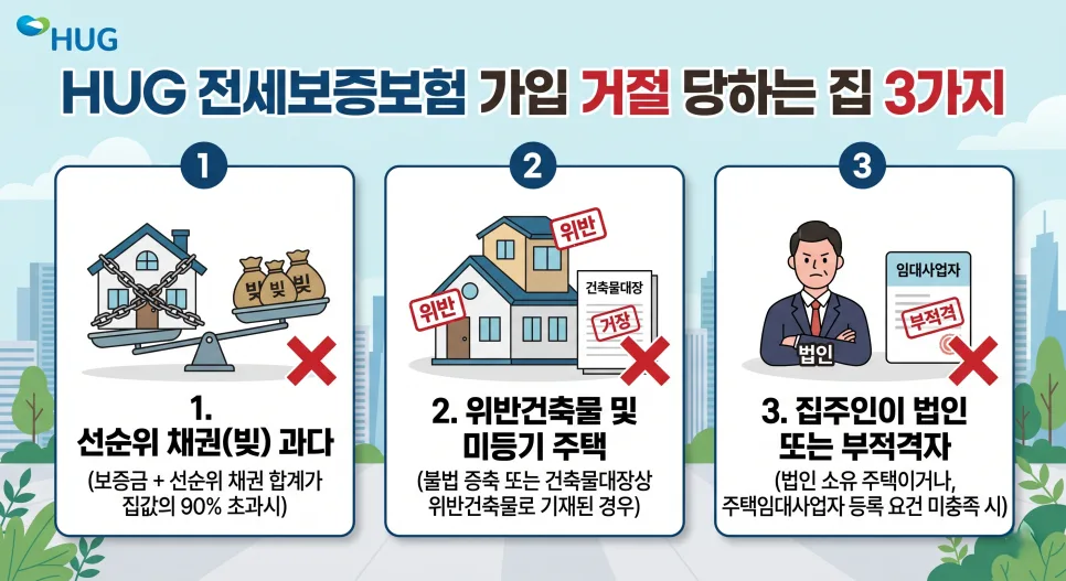 2026년 스트레스 DSR과 HUG 보증보험 거절 이유 완벽 분석 2