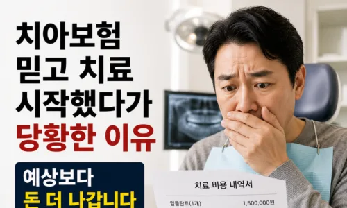 치아보험 가입 후 오히려 치과 안 가는 이유 2026 2