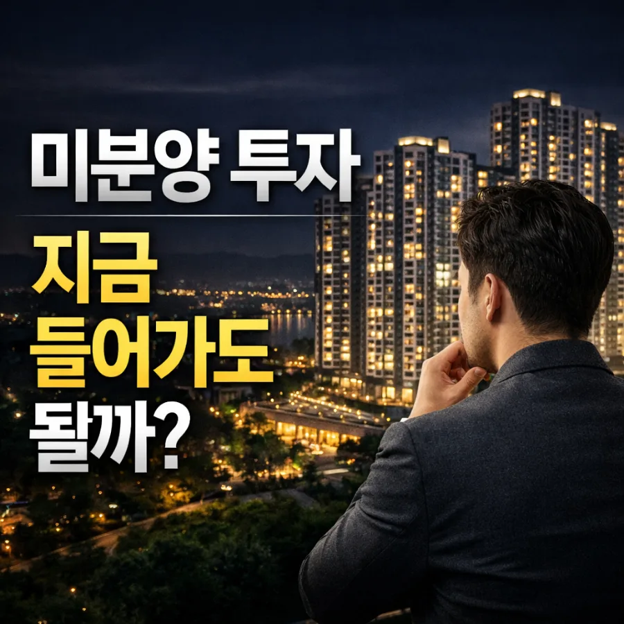 2026년 미분양 아파트 투자, 지금이 기회일까? 옥석 가리기 전략 2
