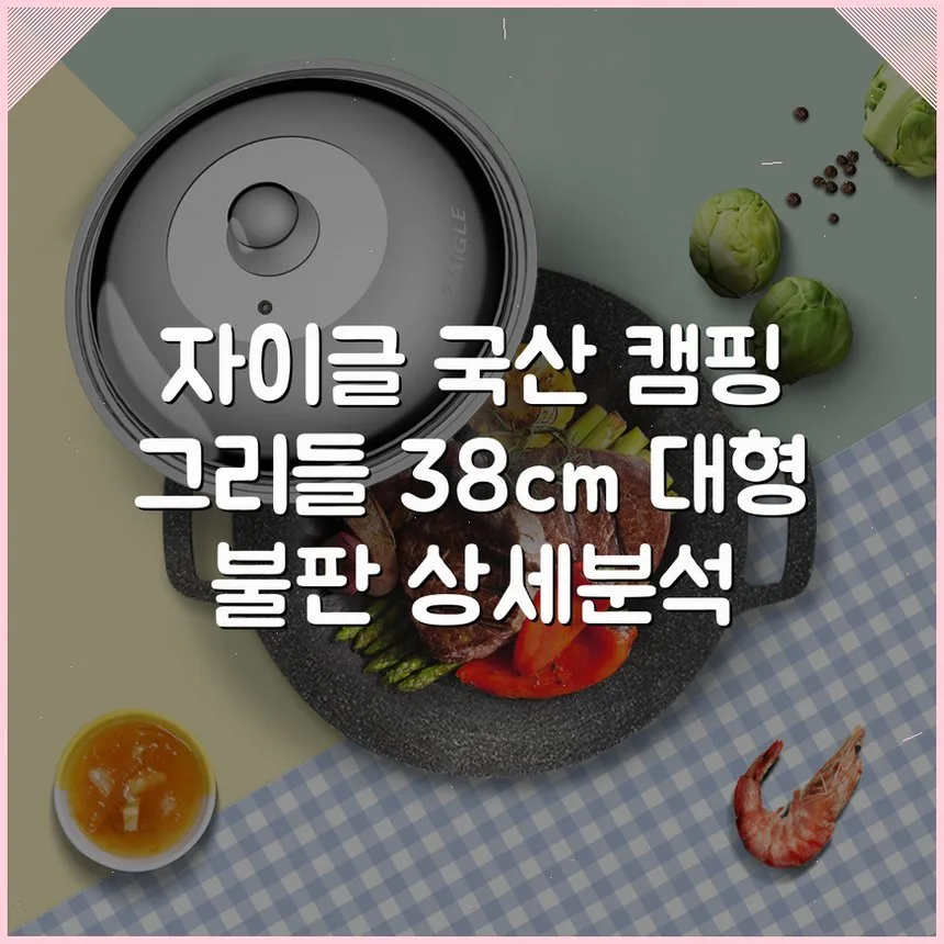 자이글 캠핑 그리들 38cm, 2026년 캠핑 요리 필수템 분석 — 취미 — empathout