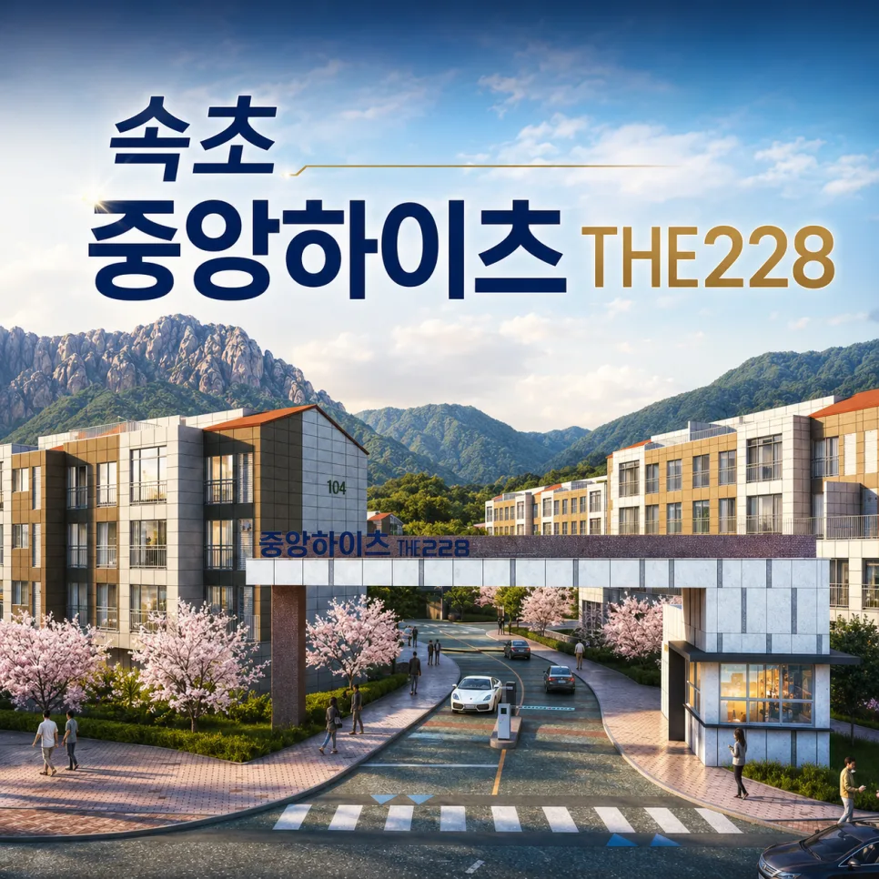 속초 중앙하이츠 잔여세대 분양가·입지 조건 2026년 총정리
