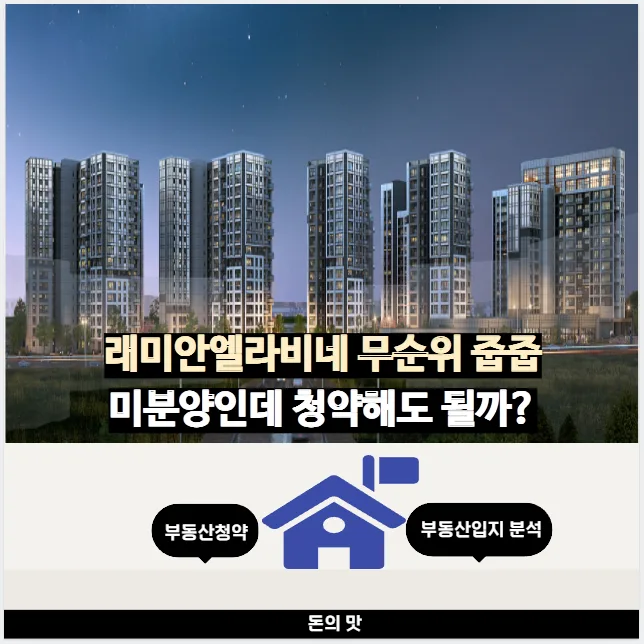 래미안엘라비네 무순위 분양가, 2026년 청약 전 꼭 알아야 할 정보