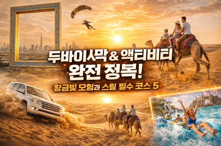 두바이 사막 액티비티 2026: 가족과 즐기는 짜릿한 경험 5가지 — 한국여행 — i0865