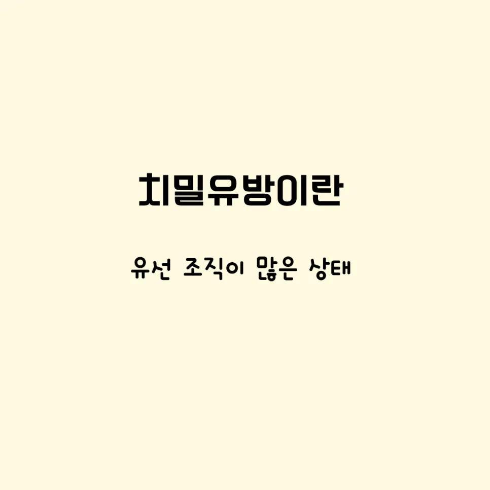 치밀유방 초음파 병원 선택 가이드 2026: 정확도 높이는 법 2