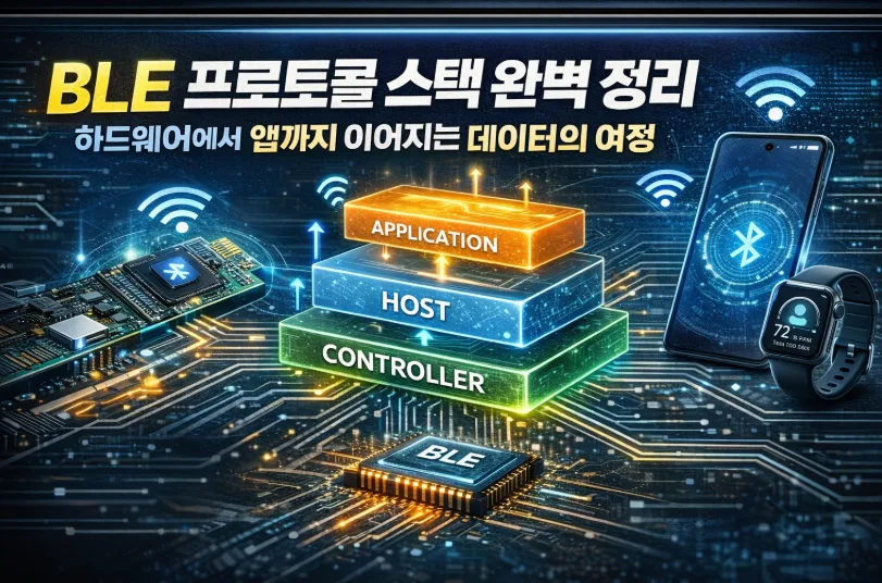 BLE 프로토콜 스택 2026: Controller부터 앱까지 데이터 흐름 완벽 분석 — IT·테크 — i0865