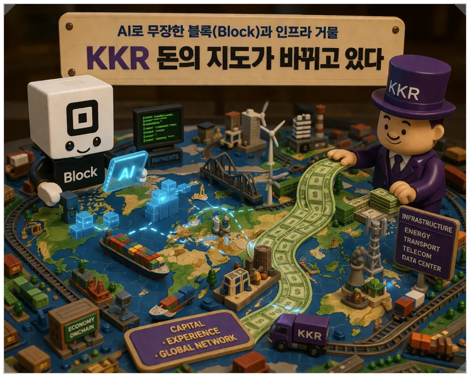 2026년 AI 시대, 블록과 KKR의 돈 지도 설계 전략은?