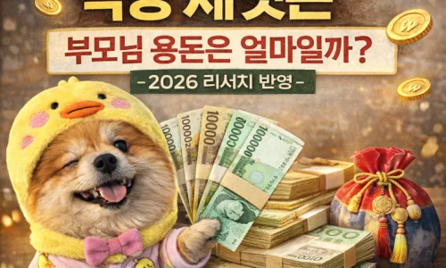 2026년 설날 세뱃돈 봉투 문구 완벽 가이드 3