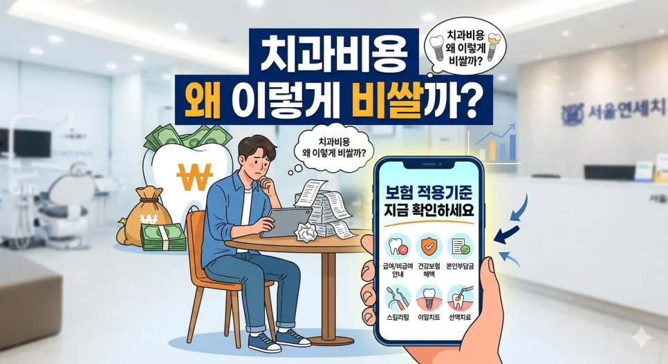 2026년 치과 보험 적용 기준: 비싼 이유와 비용 절감 꿀팁 — 건강·의학 — sky2cube