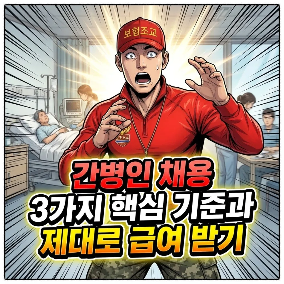 간병인보험금 지급 기준 2026: 3가지 핵심 조건 완벽 정리