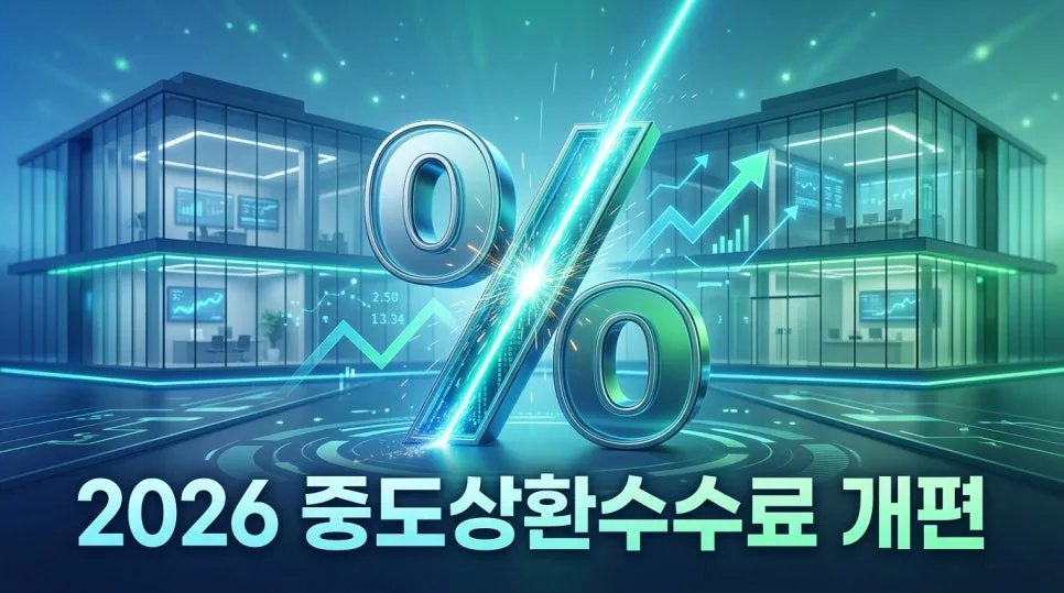 2026년 중도상환수수료, 얼마나 아낄 수 있나? 개편 총정리