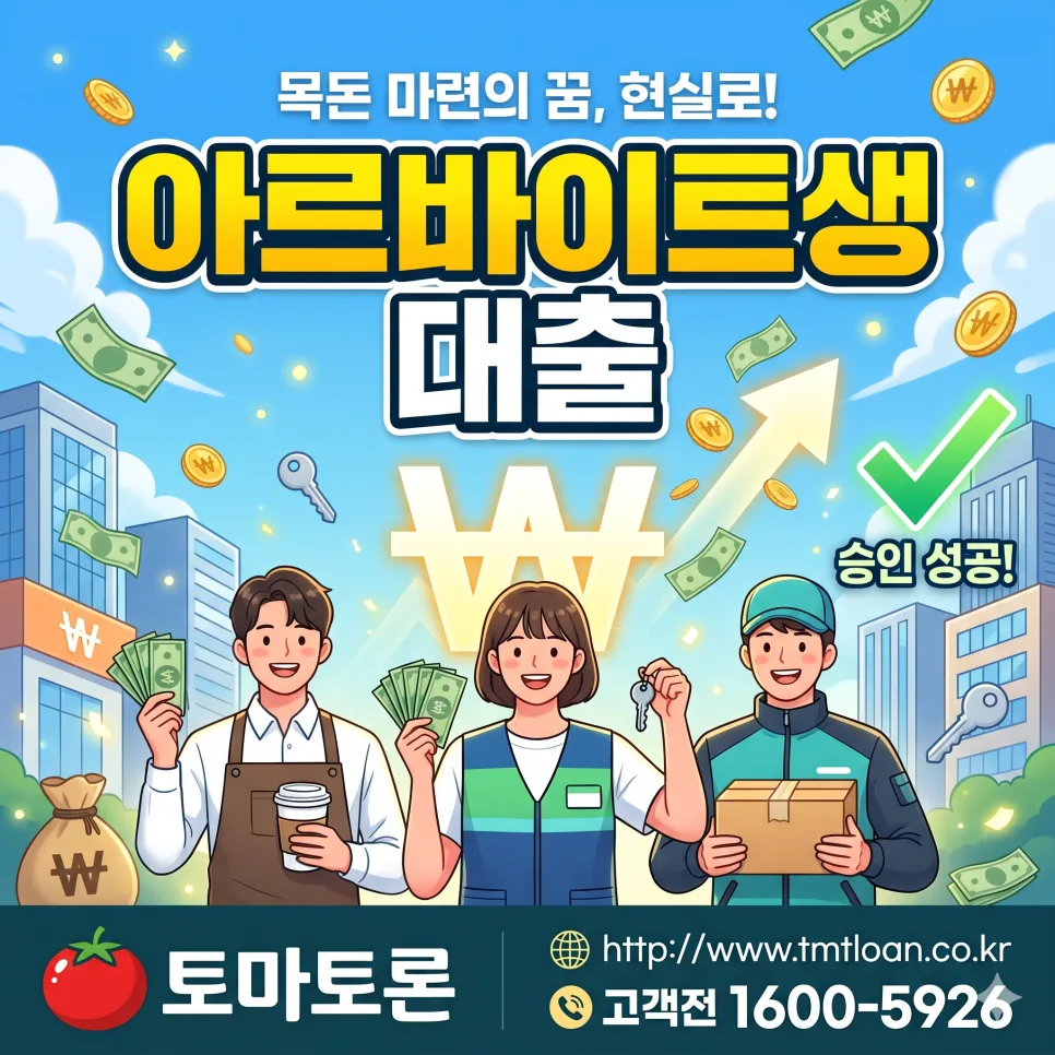 아르바이트생 대출 조건 한도 2026년 총정리 2