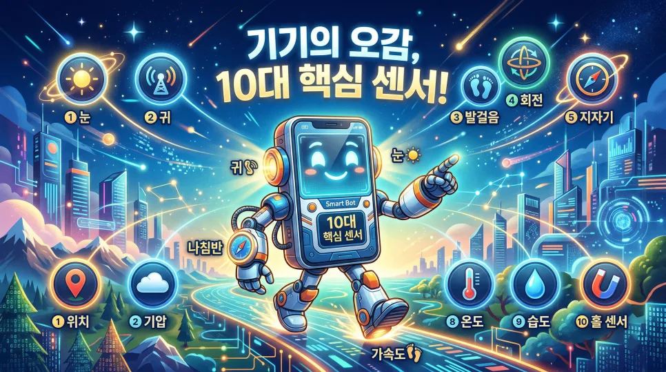 스마트폰 센서 10가지 완벽 분석: 2026년 활용법과 관리 팁 3