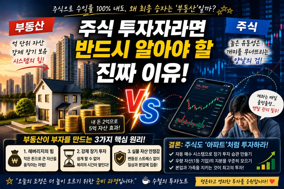 2026년 부동산 대박 원리: 주식 투자에 이식하는 법 5가지