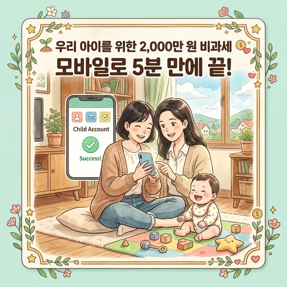 2026년 자녀 증여세 비과세 한도와 절세 전략 총정리