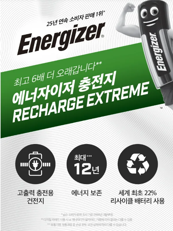 에너자이저 AA 충전지, 2026년까지 건전지 지옥 탈출하는 법 2